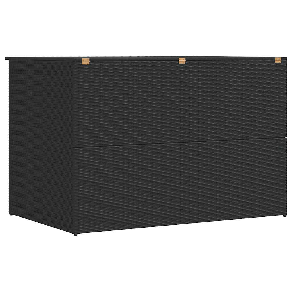 Tuinbox 150x100x100 cm poly rattan zwart