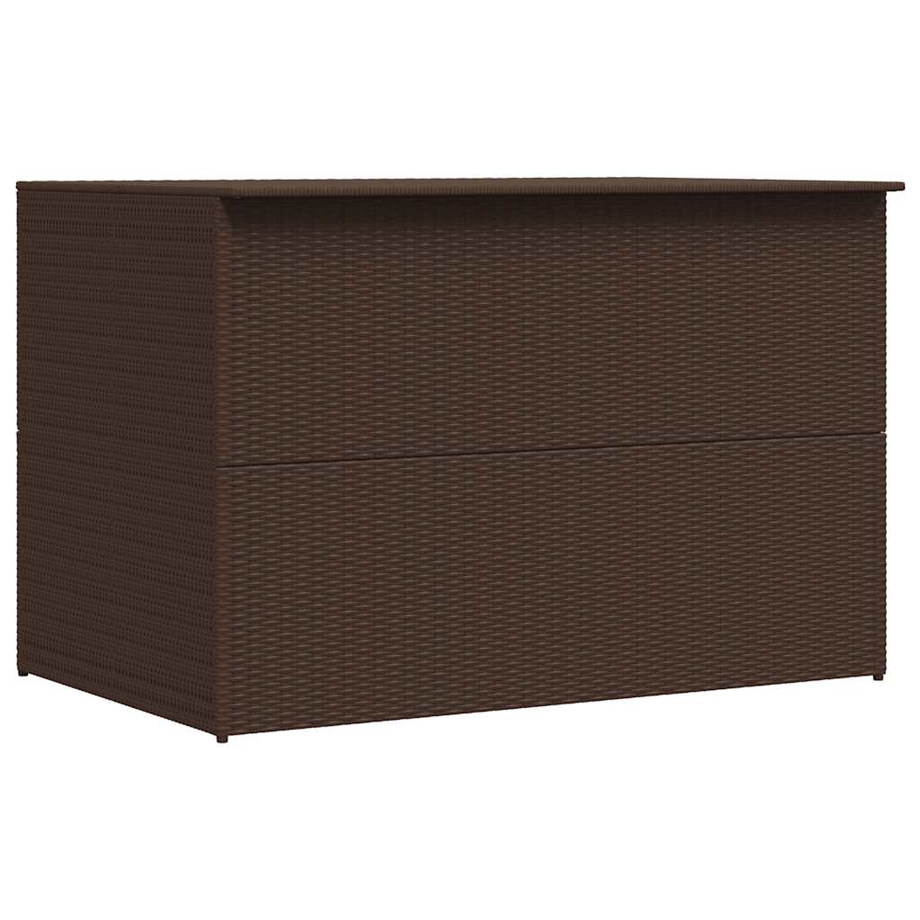 Tuinbox 150x100x100 cm poly rattan bruin