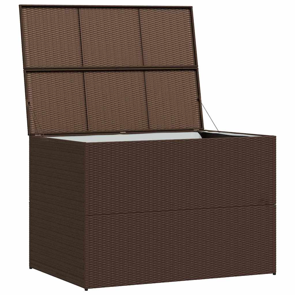 Tuinbox 150x100x100 cm poly rattan bruin