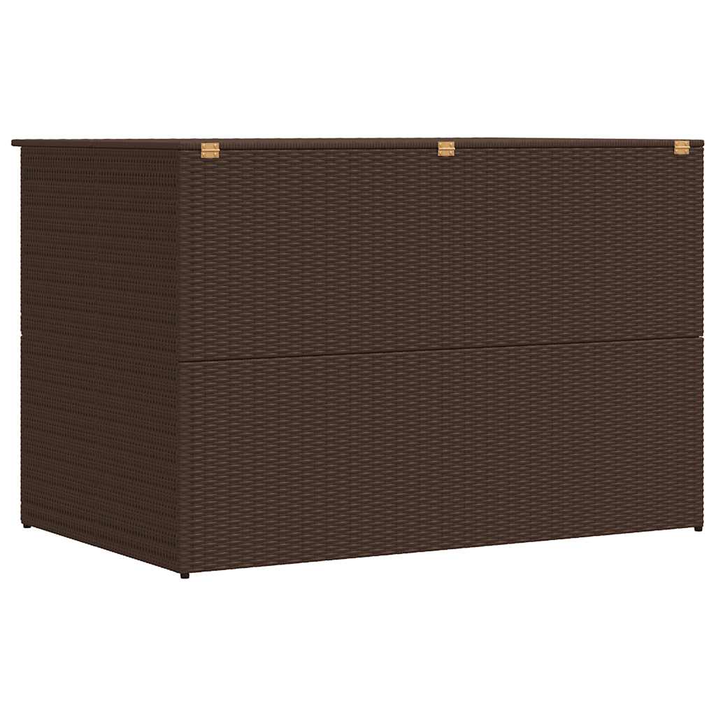 Tuinbox 150x100x100 cm poly rattan bruin