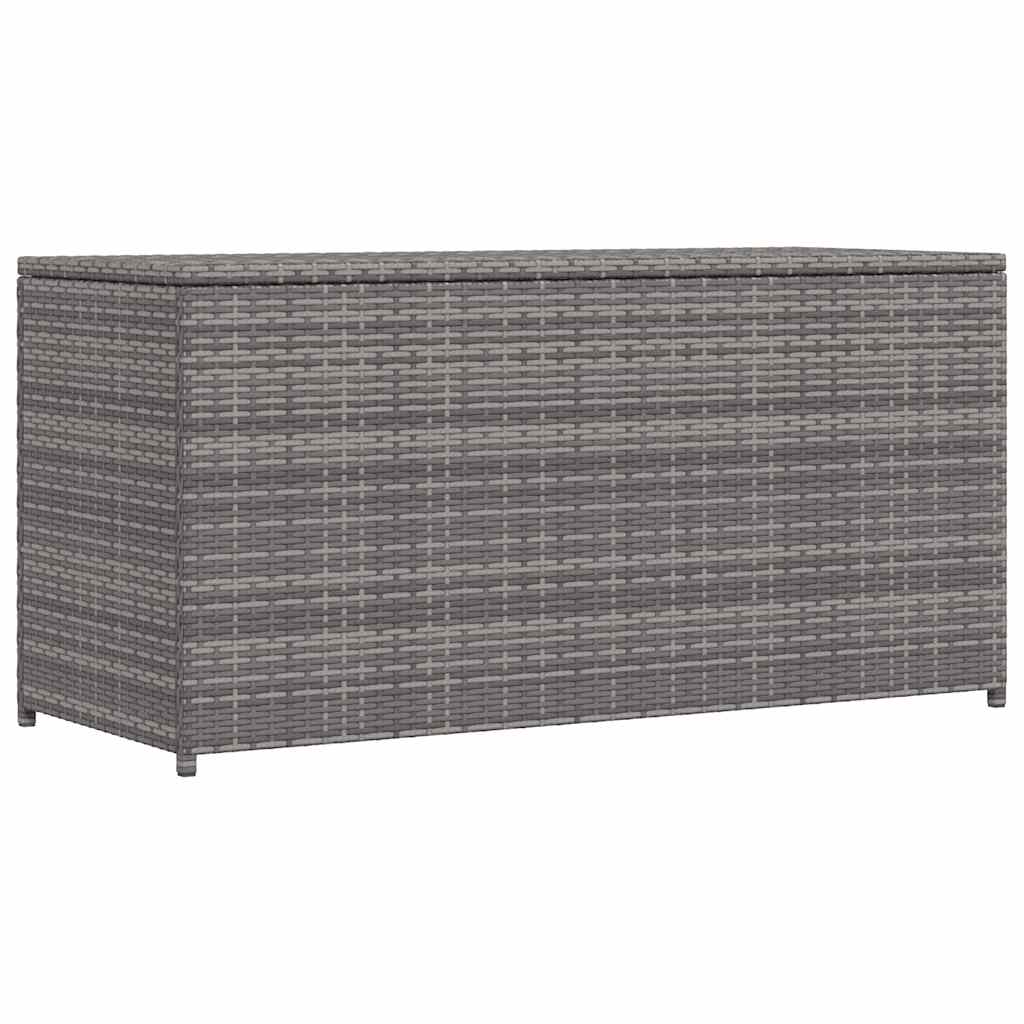 Tuinbox 120x50x60 cm poly rattan grijs