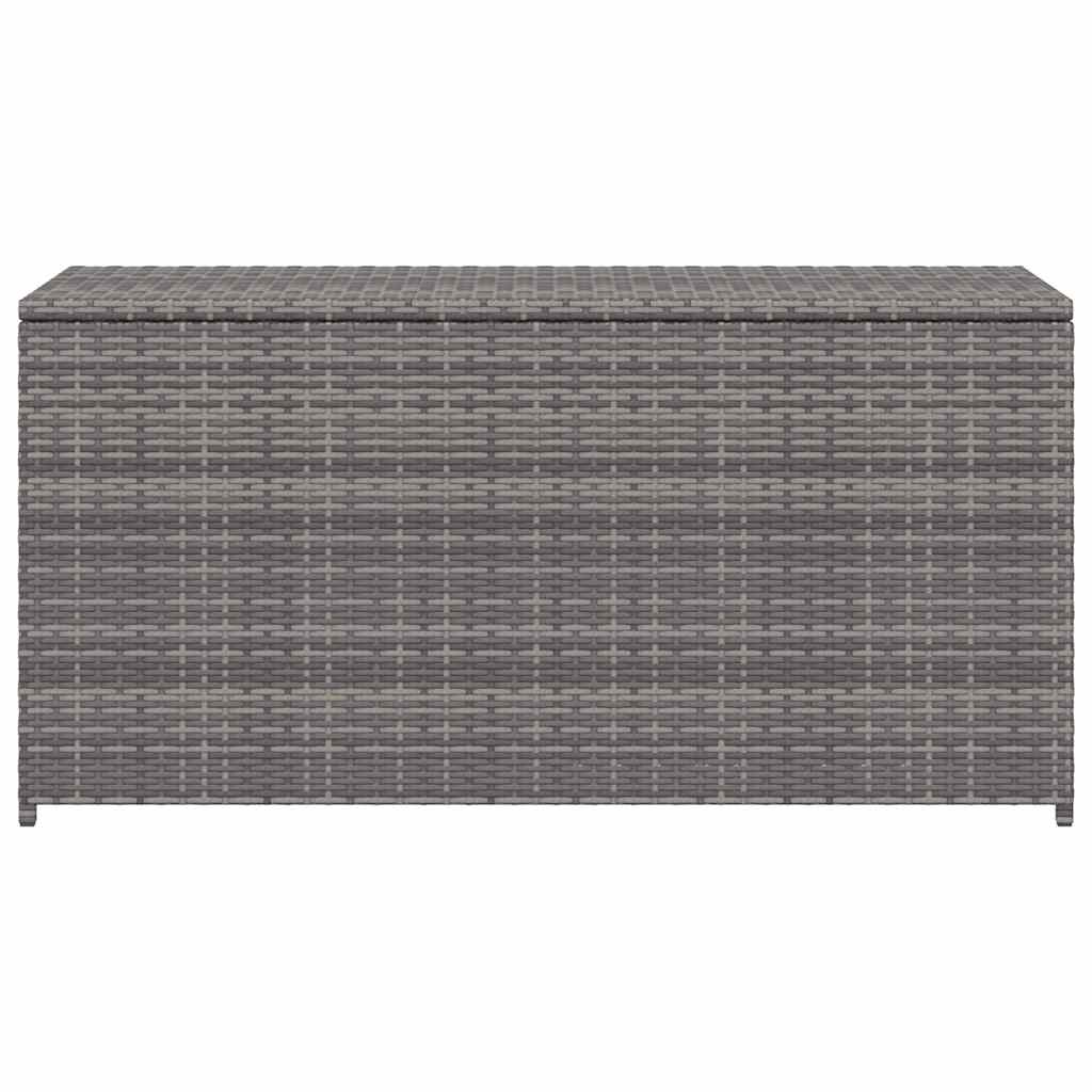 Tuinbox 120x50x60 cm poly rattan grijs