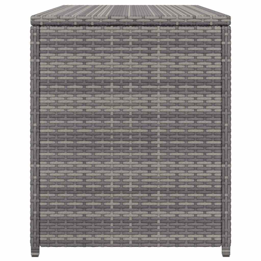 Tuinbox 120x50x60 cm poly rattan grijs