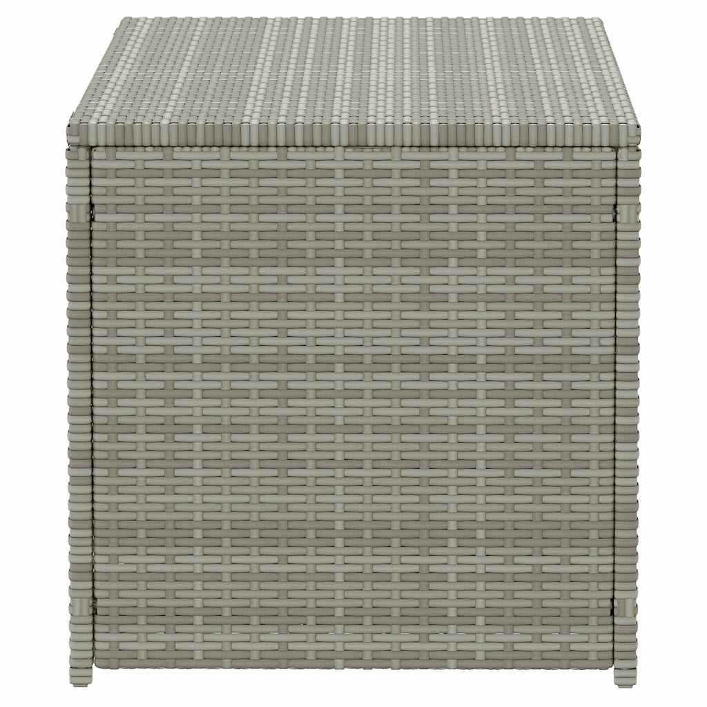 Tuinbox 100x50x50 cm poly rattan grijs