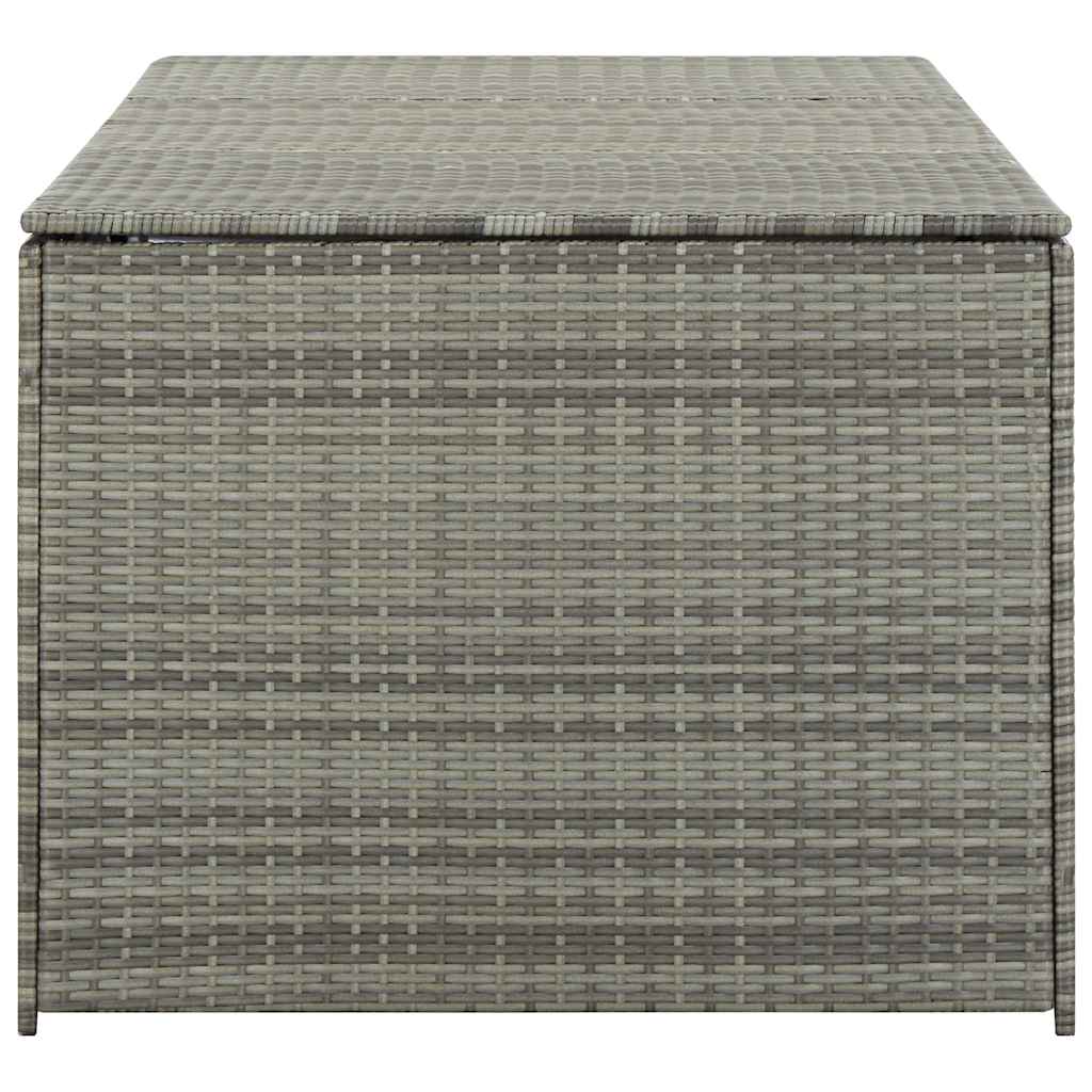 Tuinbox 180x90x70 cm poly rattan grijs