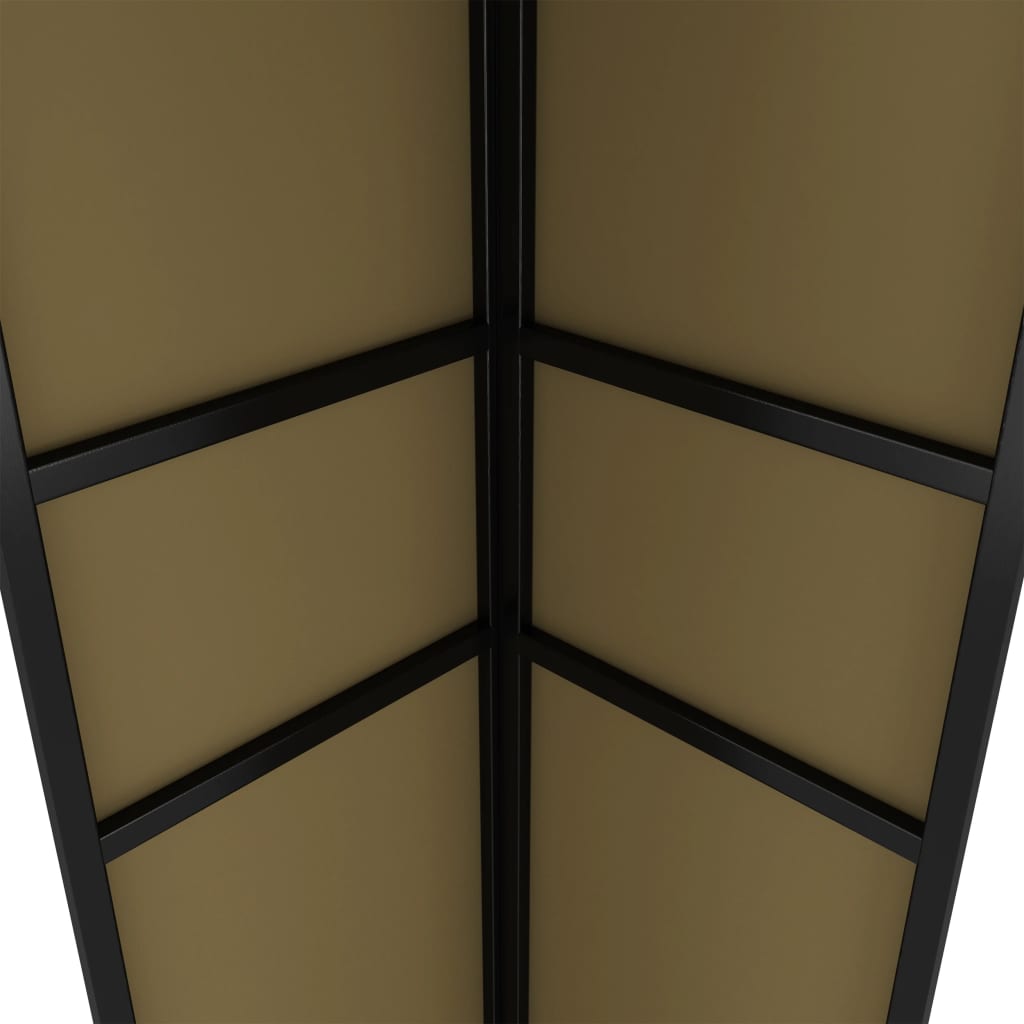 Prieel met dubbel dak 180 g/m² 3x6 m taupe