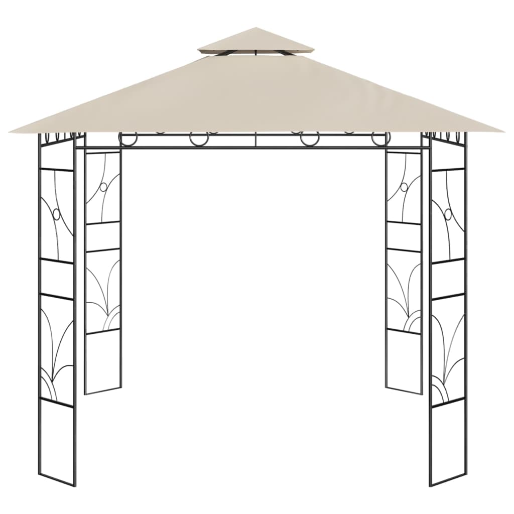 Prieel 160 g/m² 3x3x2,7 m crèmekleurig