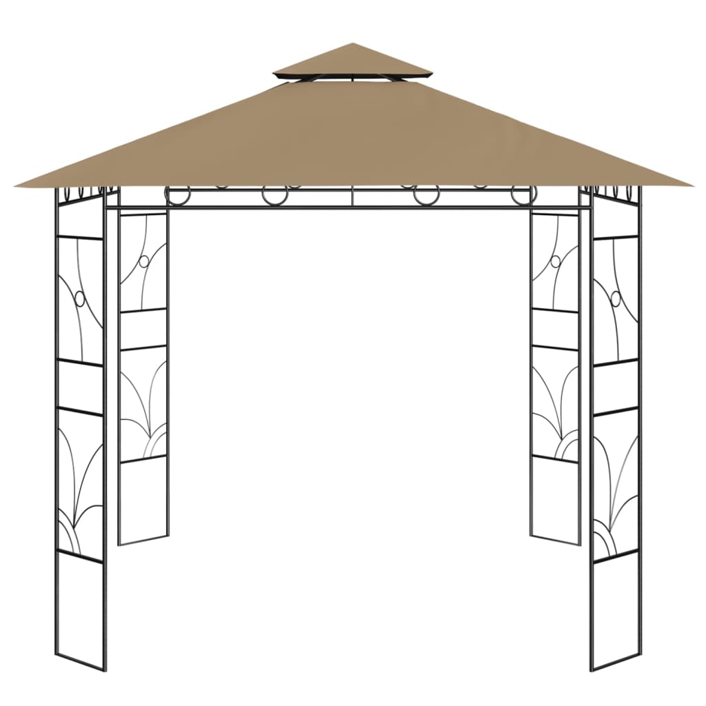 Prieel 160 g/m² 3x3x2,7 m taupe