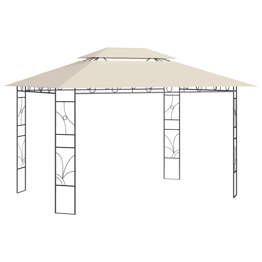 Prieel 160 g/m² 4x3x2,7 m crèmekleurig