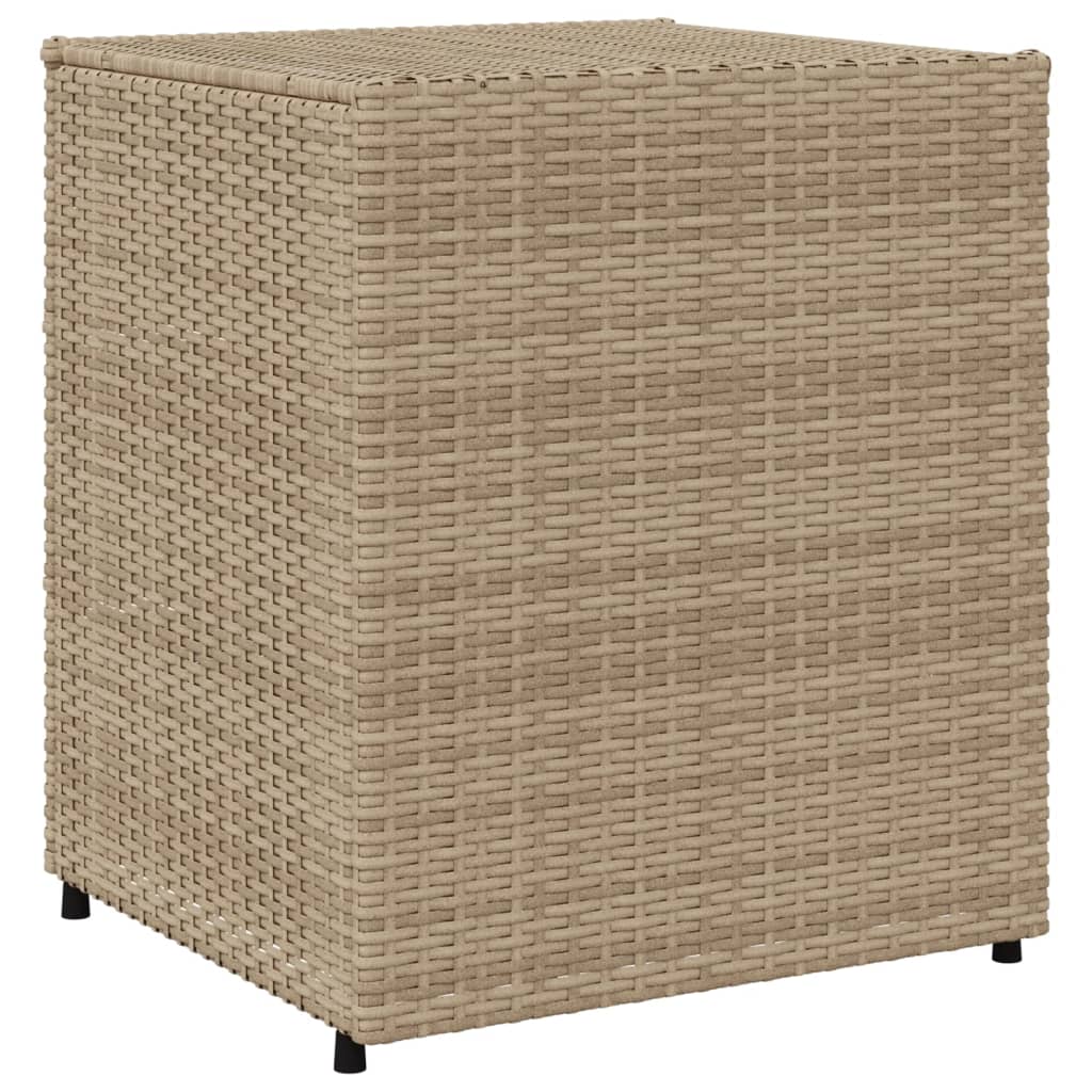 Tuinkast 55x59x69 cm poly rattan beige