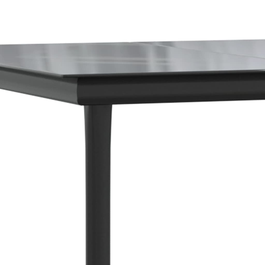 5-delige Tuinset met kussens poly rattan grijs