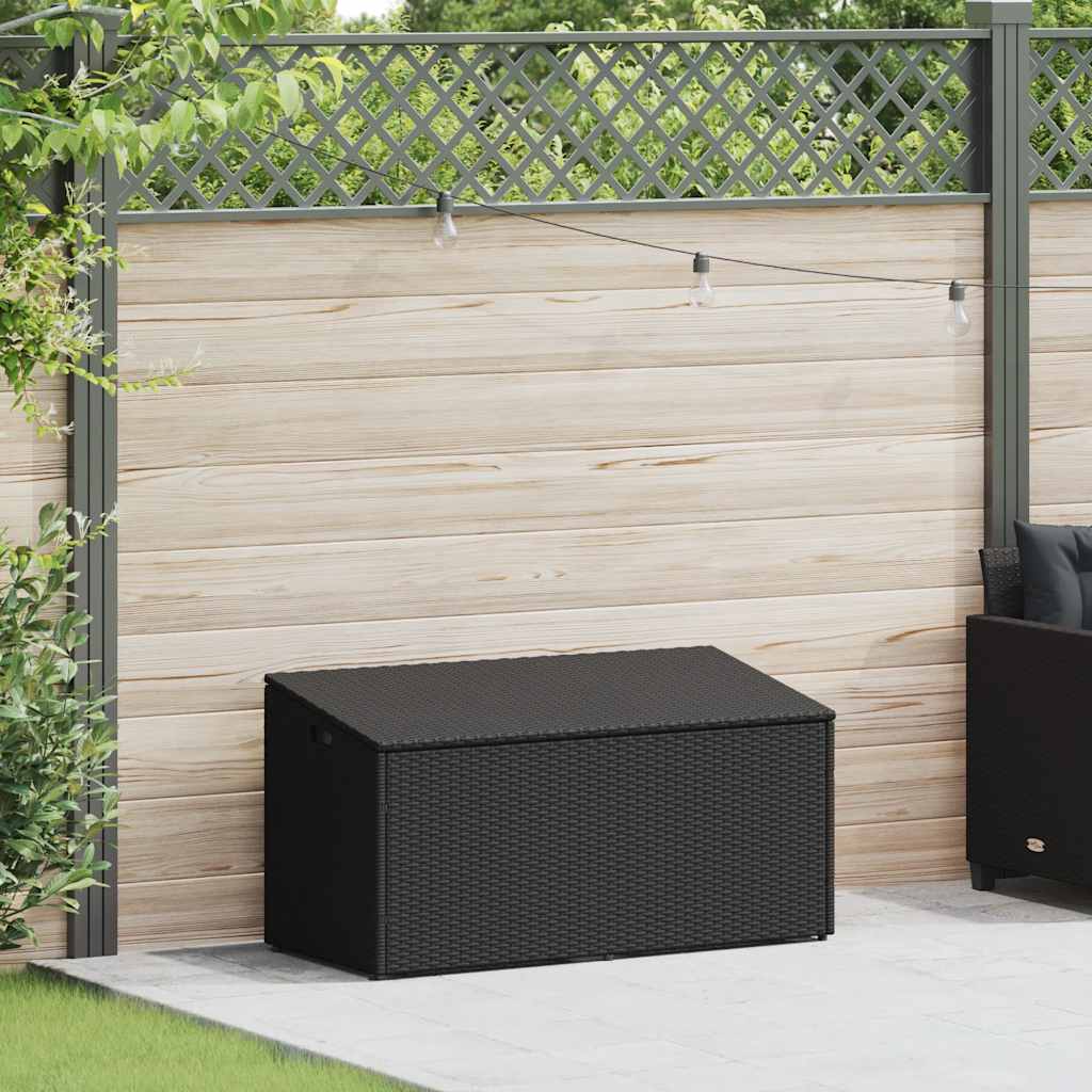Tuinbox Zwart 110x50x58 cm Poly Rattan