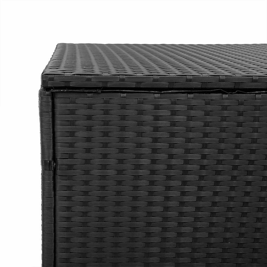Tuinbox Zwart 110x50x58 cm Poly Rattan