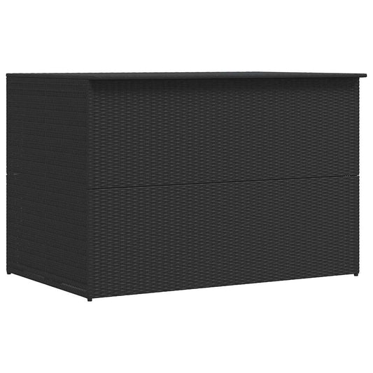 Tuinbox 150x100x100 cm poly rattan zwart