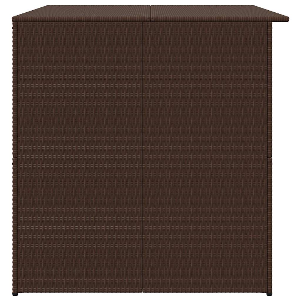 Tuinbox 150x100x100 cm poly rattan bruin