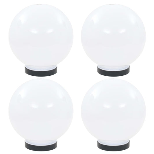 LED-bollampen 4 st rond 20 cm PMMA
