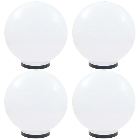 LED-bollampen 4 st rond 40 cm PMMA