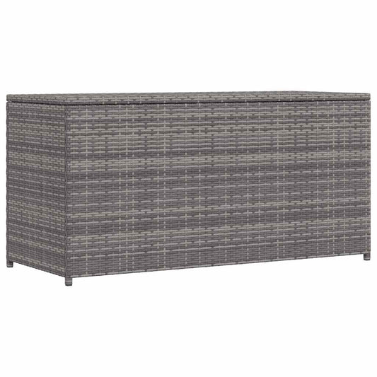 Tuinbox 120x50x60 cm poly rattan grijs