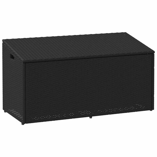Tuinbox Zwart 110x50x58 cm Poly Rattan